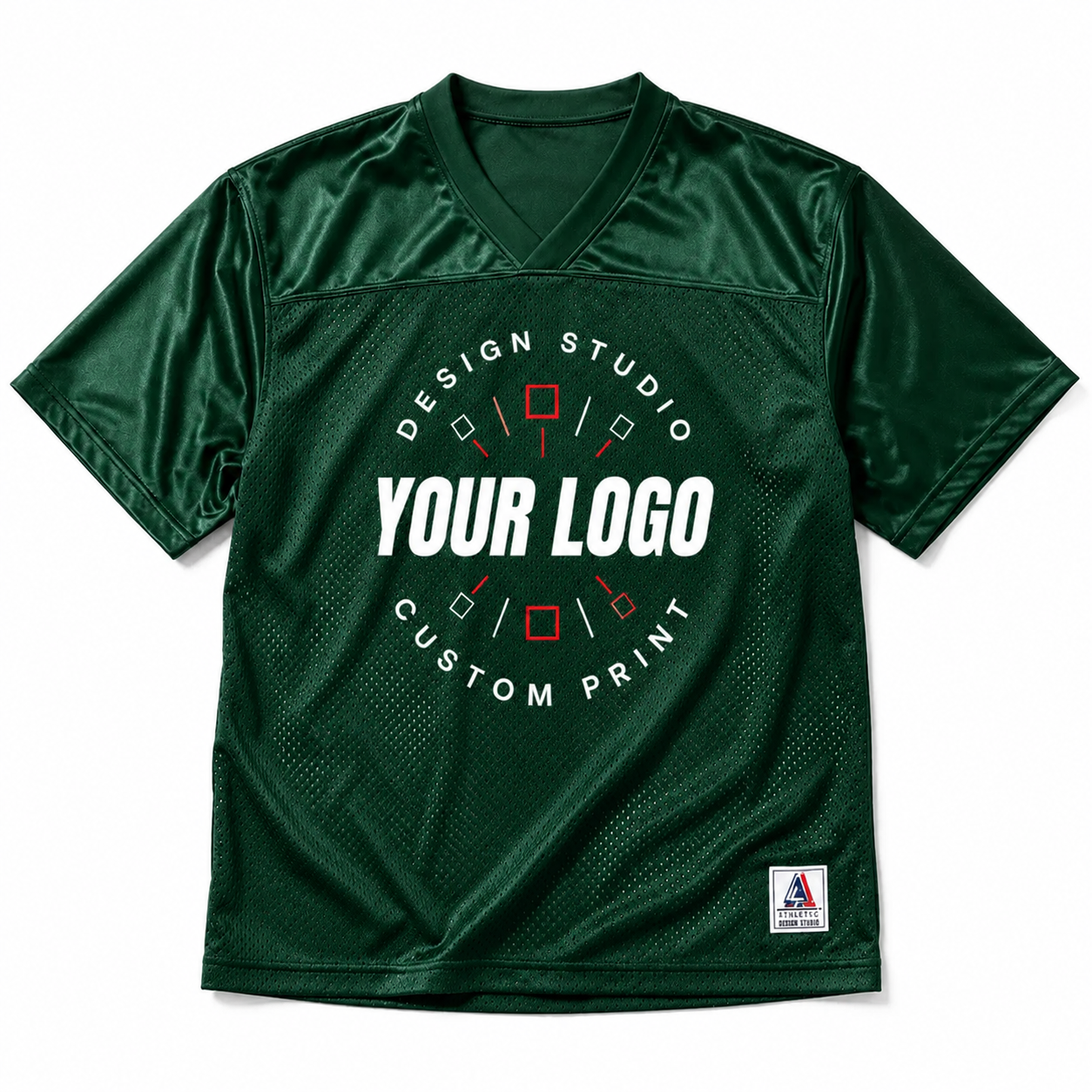 Logo Football Jersey – Stadium Replica Team Uniform Shirt