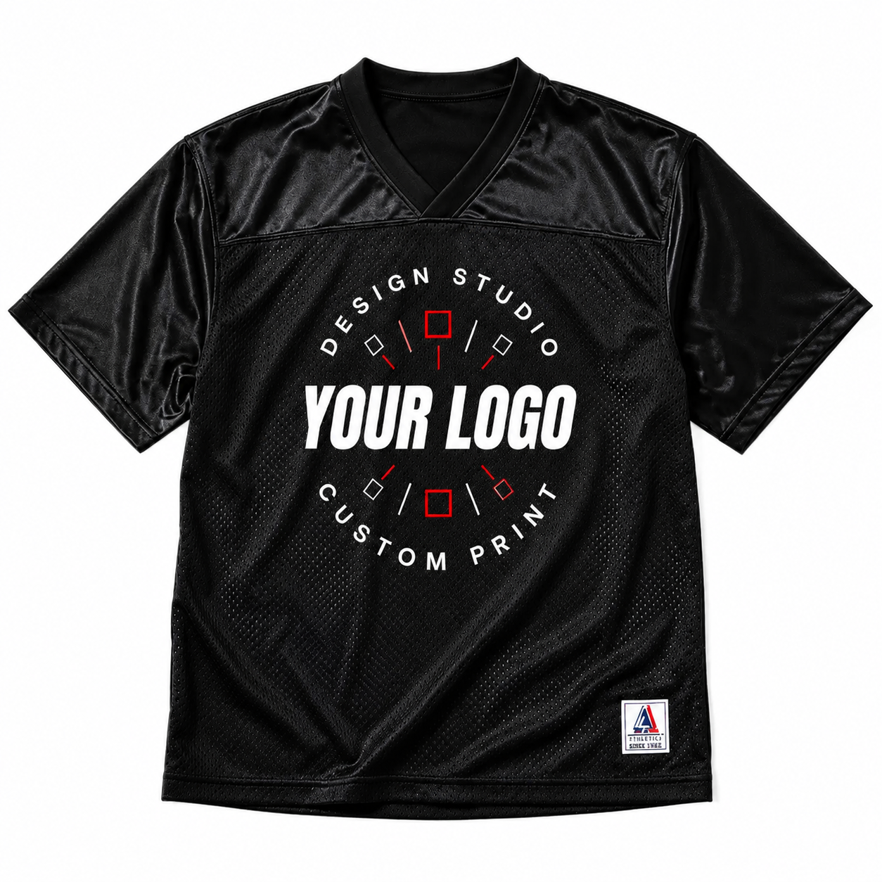 Logo Football Jersey – Stadium Replica Team Uniform Shirt