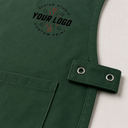 House Cleaning Apron with Logo – Professional Maid Service Uniform