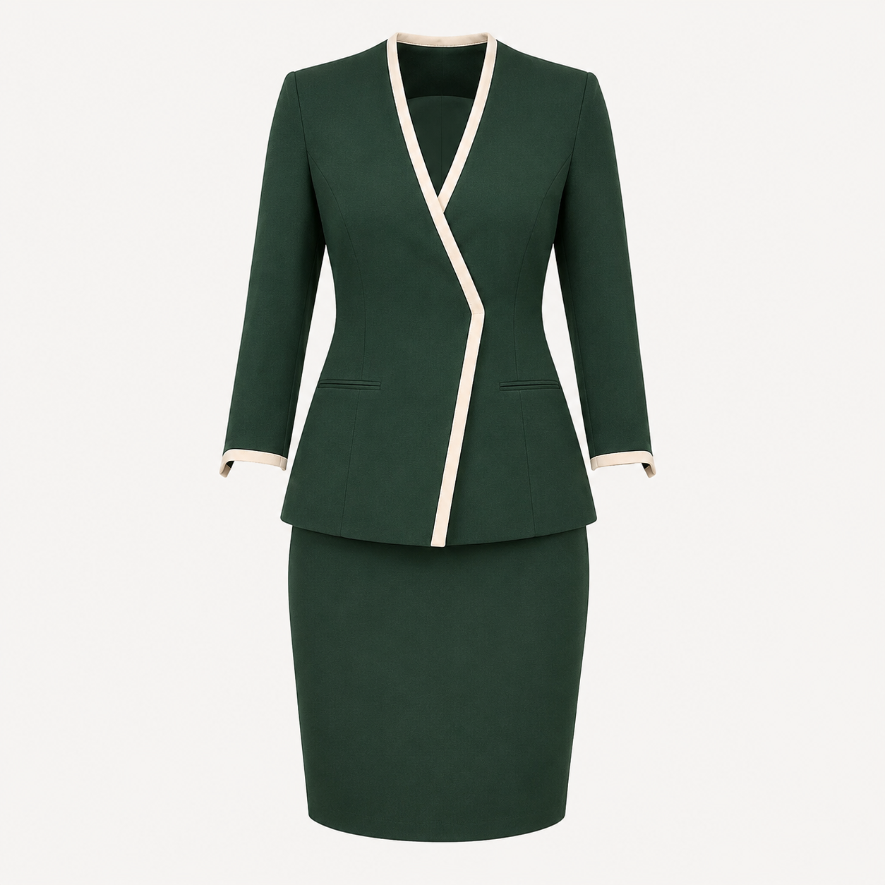 Women’s Spa Receptionist Uniform Set with Logo – Luxury Salon Front Desk Outfit