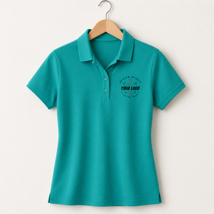 Ladies Polo Shirt with Logo – Professional Women’s Uniform Polo