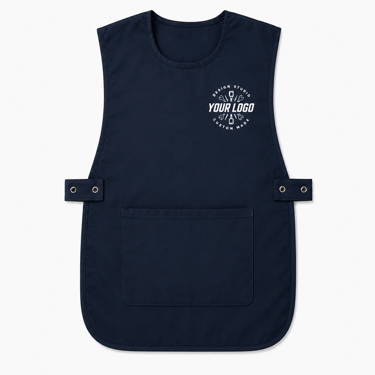 House Cleaning Apron with Logo – Professional Maid Service Uniform