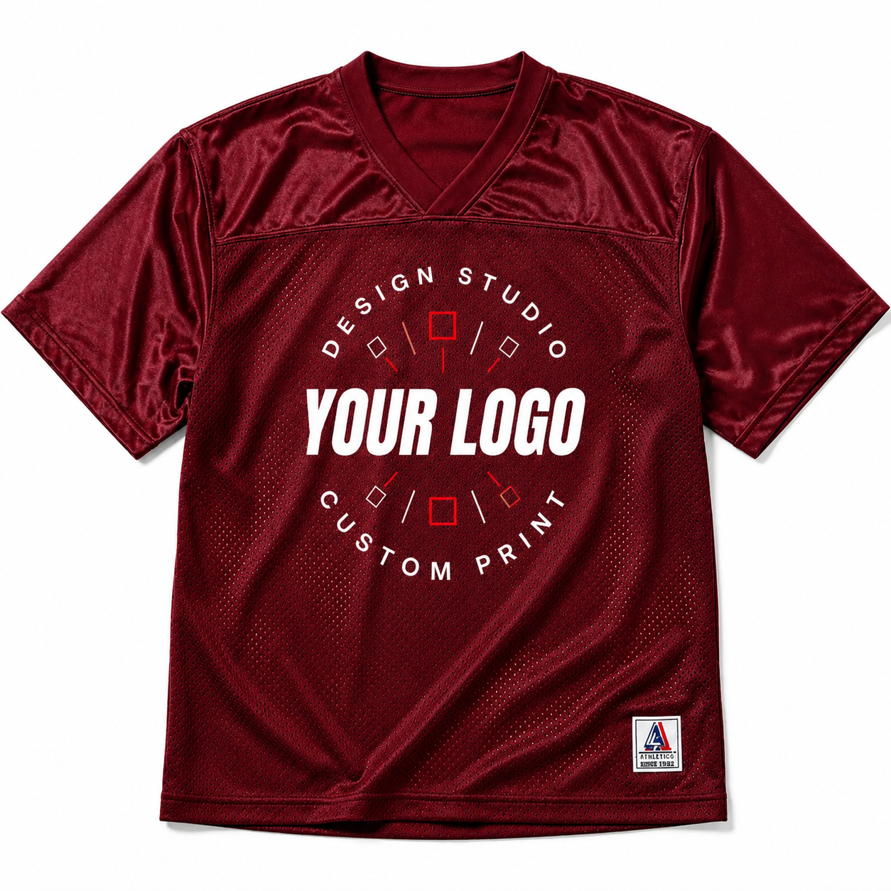Logo Football Jersey – Stadium Replica Team Uniform Shirt