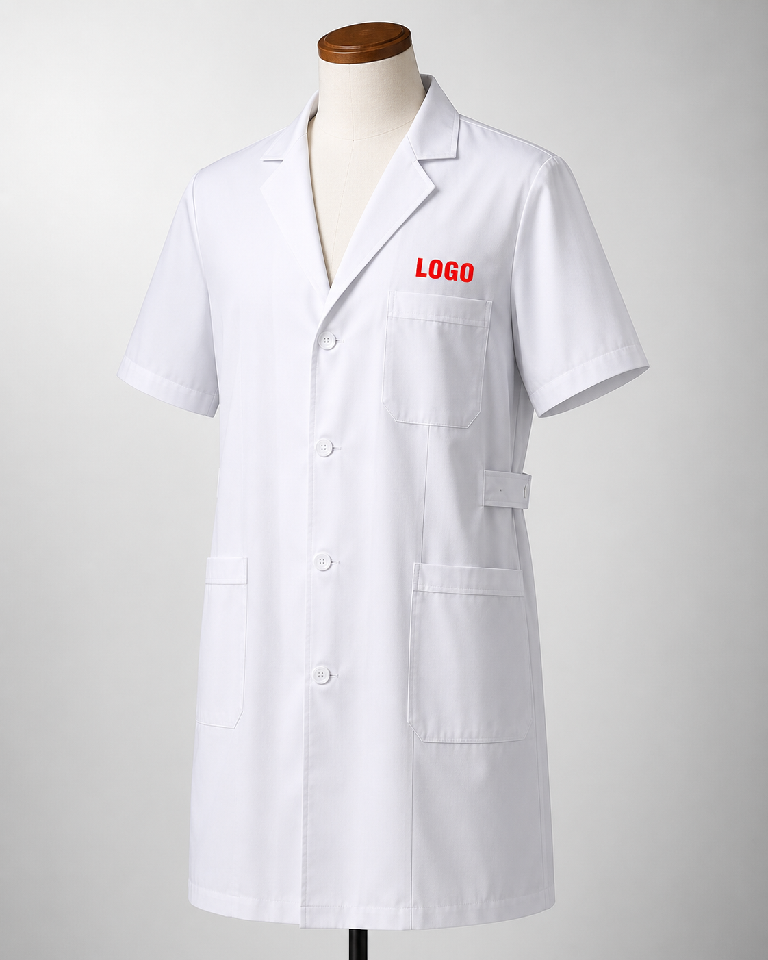 Embroidered Doctor Lab Coat – Personalized Medical White Coat with Name or Logo