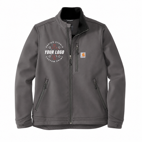 Custom Carhartt Soft Shell Jacket with Logo – Personalized Workwear Jacket for Crews