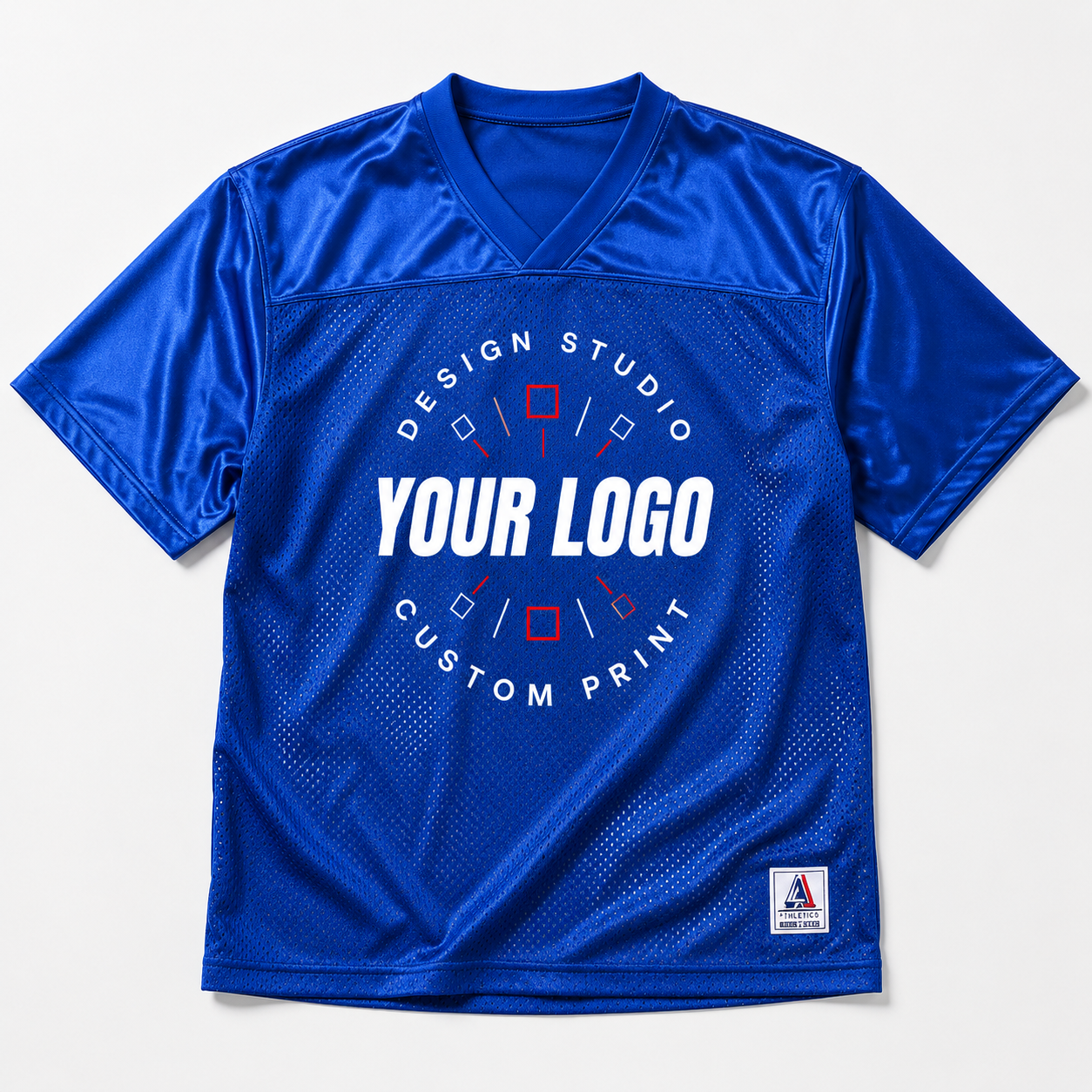 Logo Football Jersey – Stadium Replica Team Uniform Shirt