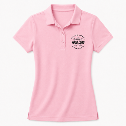 Ladies Polo Shirt with Logo – Professional Women’s Uniform Polo
