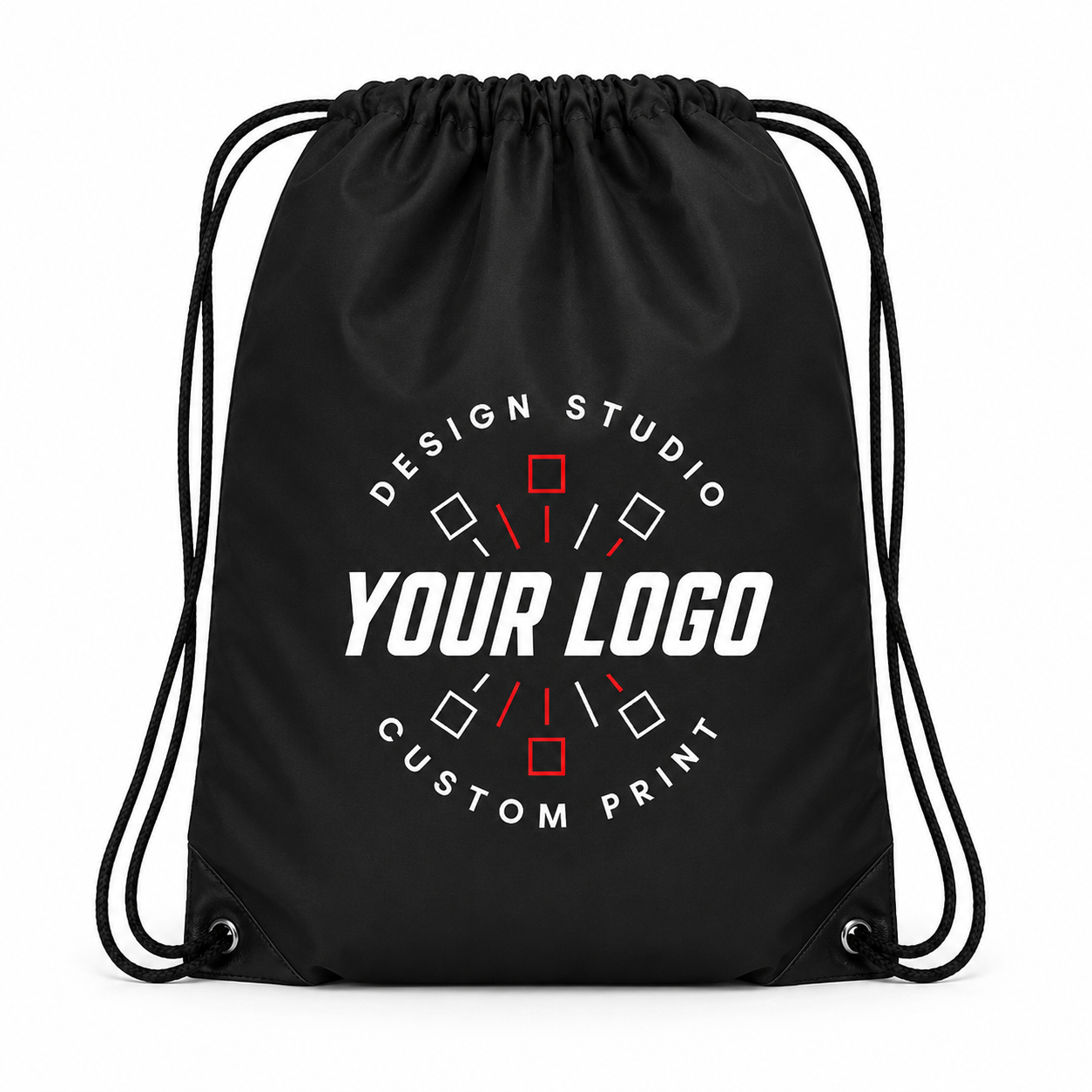 Durable Recycled rPET Drawstring Sport Bag with Custom Logo
