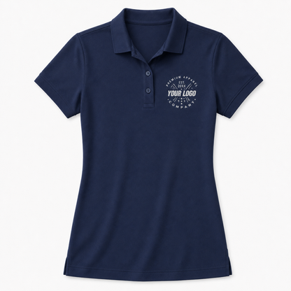 Ladies Polo Shirt with Logo – Professional Women’s Uniform Polo