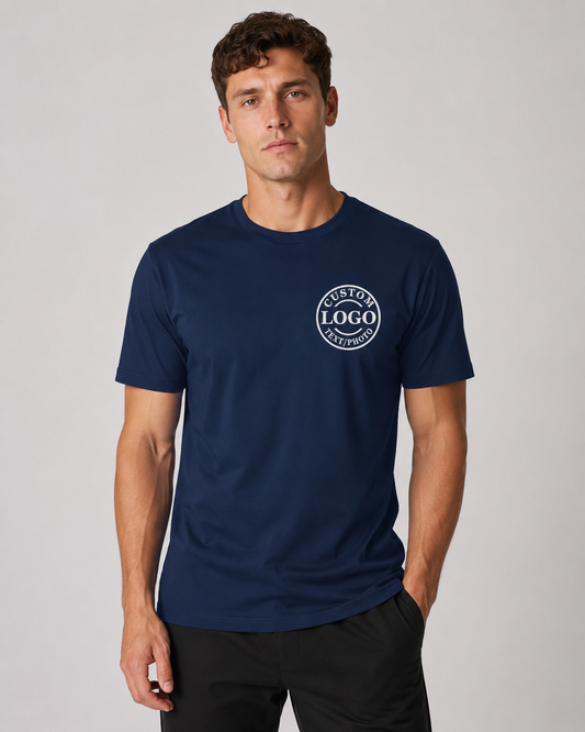 Custom Logo T-Shirt – Personalized Front & Back Print for Teams