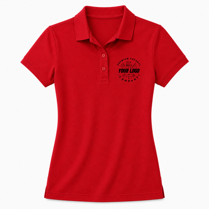 Ladies Polo Shirt with Logo – Professional Women’s Uniform Polo